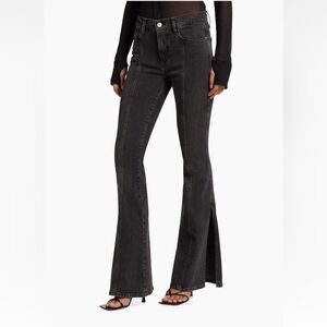 FRAME Le High Flare Side-Slit Jeans